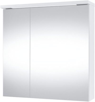Dolap banjo Domoletti Outline SV70DL-2, 70 cm, pasqyrë me LED, i bardhë