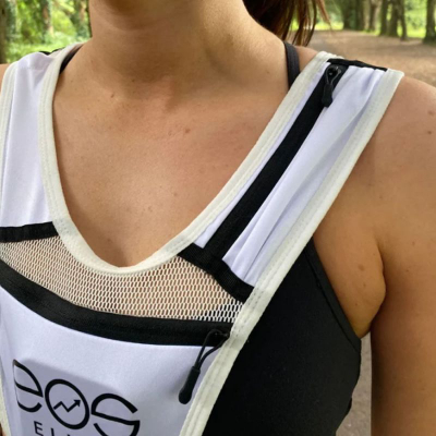 Jeletë vrapimi Eos Elite UltraLight EOSWHITE, ultra e lehtë, reflektuese 360°, e bardhë
