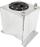Rezervuar karburanti TurboWorks Fuel Tank, 20L, alumin, argjendtë