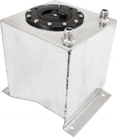 Rezervuar karburanti TurboWorks Fuel Tank, 20L, alumin, argjendtë