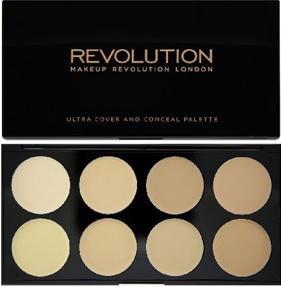 Set korrektorësh Makeup Revolution Ultra Cover and COncealer Light, 10g
