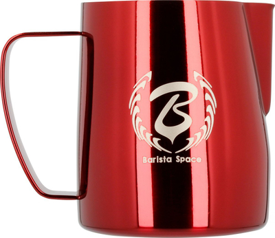 Enë qumështi Barista Space Milk Jug, 350ml, inoks, e kuqe