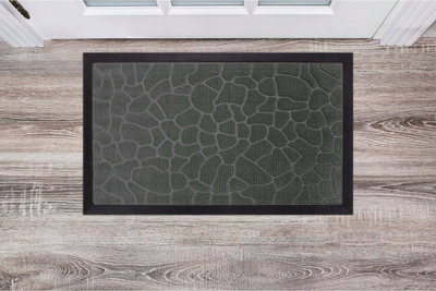 Tapet për te dera Douceur D'intérieur Pebbles, 45x75 cm, PVC, gri