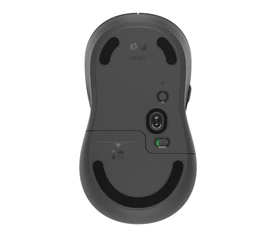 Maus Logitech Signature M650, pa kabëll, SilentTouch, gri grafit