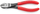 Pinca anësore Knipex, 160mm, të kuqe