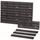 Pllakë organizuese veglash Prosperplast KBBS4040, 2x 38x39 cm, plastike e fortë, e zezë