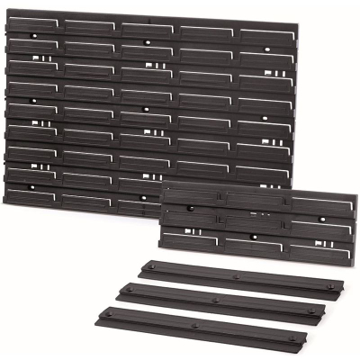 Pllakë organizuese veglash Prosperplast KBBS4040, 2x 38x39 cm, plastike e fortë, e zezë