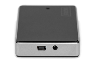 USB разделник Дигитус USB 2.0, 10 порти, црн