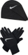 Сет капа и ракавици за трчање Nike Essential Wmns N1000595 082, црна