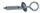 Ankorë Kermi Anchor HT93 Loop, 9x40 mm, set 2 copë