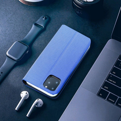 Këllëf libër Vennus Sensitive për Xiaomi Redmi 14C, me magnet, me mbajtëse, i zi
