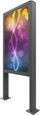 Kioskë e jashtme POK101, për ekran LG 55" XE4F-M, çelik, gri