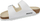 Sandale Birkenstock Arizona Birko Flor për gra, madhësia 44, e bardhë