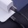 Kabllo magnetik Maxlife MXUC-11 USB-C në Lightning, 1 m, 27W, najlon i zi