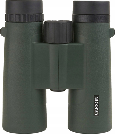 Binokulë Carson JR Series JR-042, 10x42mm, roof prism, jeshile matte
