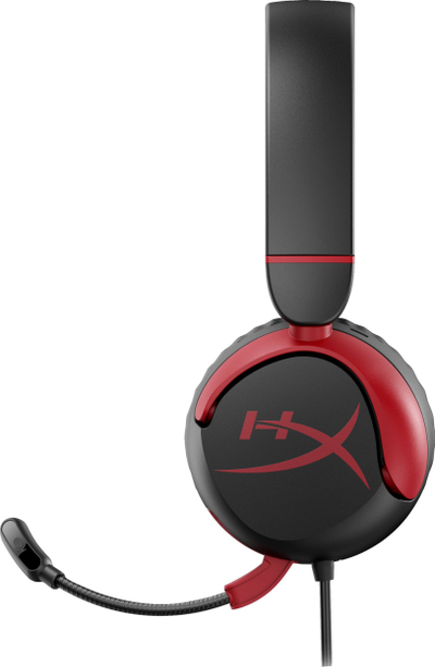 Kufje gaming HyperX Cloud Mini, over ear, që s’lejojnë zhurmë, të zeza me të kuqe