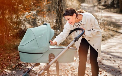 Gondolë për karrocë Britax Römer Smile 5, me panel ajrimi, montim i thjeshtë, Galaxy Black