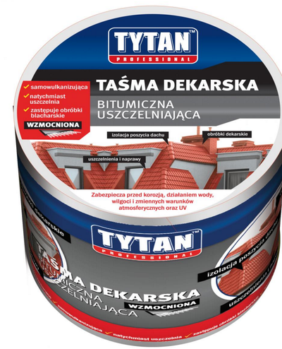 Shirit izolues për çati Tytan Roofing, 150mm x 10m, i kuq