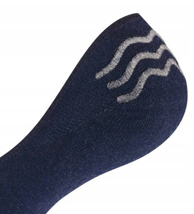 Çorape të ulëta Brubeck Merino Wool Low Socks Unisex, lesh Merino, madhësia 35-37, gri