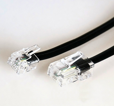 Телефонски кабел С-Импулс RJ45 во RJ11, 1 m, црн