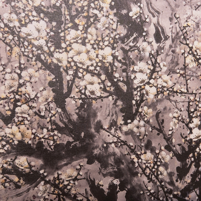 Tabllo murale HomeMarkt Gobi HM4796, kanavacë, 120x49cm, bardhë gri