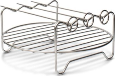 Set aksesorësh për fritezë ajri Electrolux EAFEK1, çelik inox, deri 3L, ngjyrë argjendi