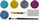 Set boje fytyre STARPAK Butterfly, 6 ngjyra, shumëngjyrësh