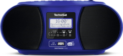 Radio boombox TechniSat DigitRadio 1990, DAB+ FM, CD USB Bluetooth, blu