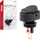 Buton çelës AMiO Switch Button Ellipse, LED i kuq, 12V 24V, i zi
