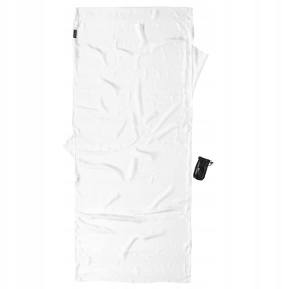Çarçaf udhëtimi Cocoon Inlett Silk Eco Line, mëndafsh natyral, i lehtë, i bardhë