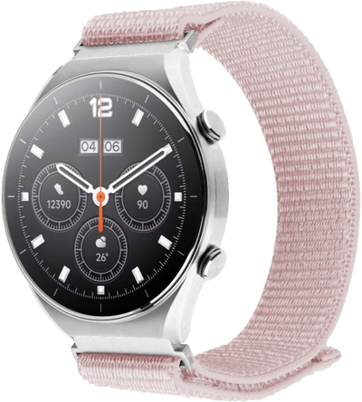 Rrip smartwatch FIXED Nylon Sporty Strap Quick Release, 18mm, najlon, rose gold