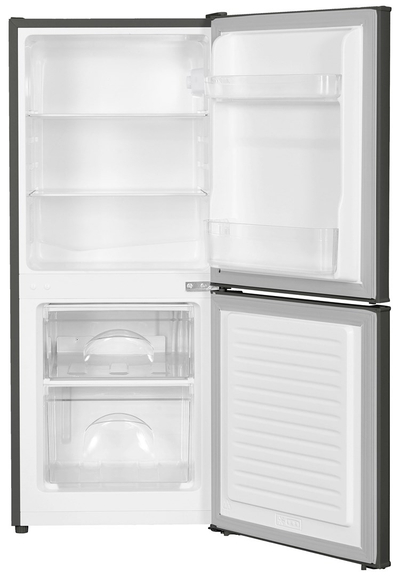 Frigorifer MPM 108 KB 45, 108L, ndarje ngrirëse poshtë, dark inox