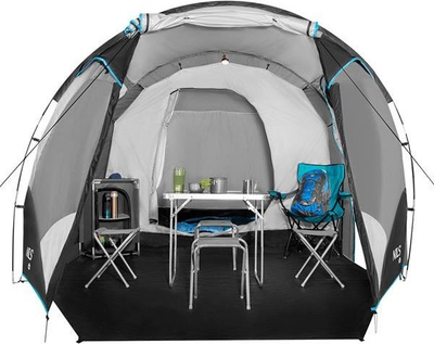 Çadër kampingu Nils Camp NC6023 Skyland, për 4 veta, e papërshkueshme nga uji, gri