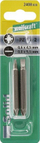 Set bitësh të dyanshëm Wolfcraft 2408000, PZ dhe i drejtë, çelik S2, 2 copë, gri