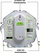 Shenjë elektronike Gel Blaster Portal Target, LED, me aplikacion, gri
