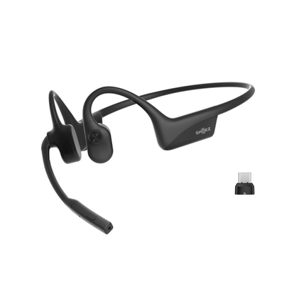 Kufje Shokz OpenComm2 2025 Upgrade, Bluetooth, me mikrofon, të zeza