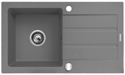 Lavaman kuzhine Maidsinks Single Bowl, 76 x 44 cm, çelik inox, gri