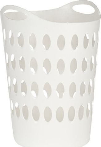 Shportë plastike pa kapak, 50L, 44 x 56 x 44 cm, e bardhë