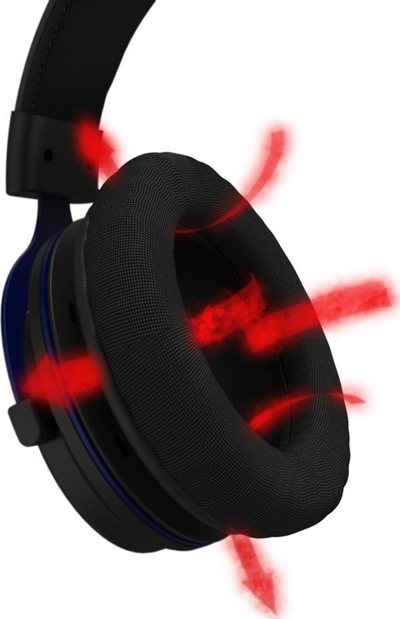 Kufje gaming me tel Hama SoundZ 900 DAC, 3.5mm, mikrofon i heqshëm, zi blu