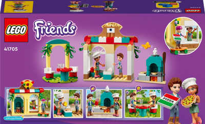 Lodër me Lego Friends Pizzeria 41705, set për ndërtim, 5+ vjeç, me shumë ngjyra