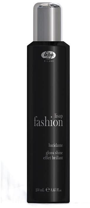 Sprej flokësh Lisap Fashion Gloss Shine, për shkëlqim, 250ml, i zi