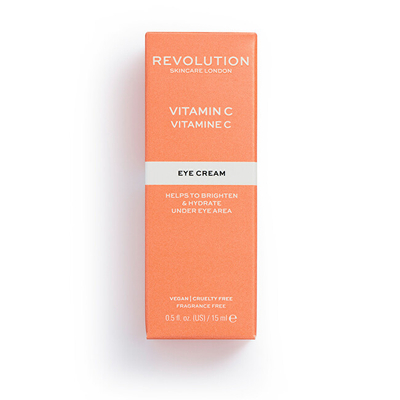 Krem hidratues për lëkurën e syve Revolution Skincare Vitamin C, 15 ml