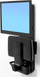 Stacion muri për monitor Ergotron VL18 STS WM, për dhomë pacienti, deri 24", i zi