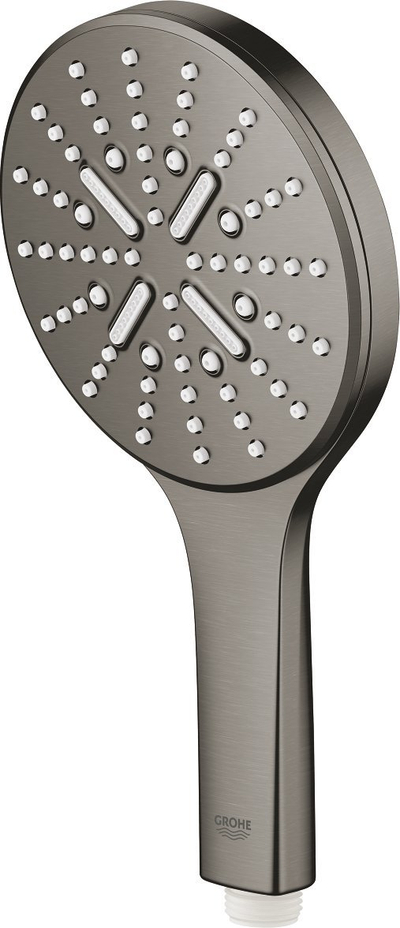 Dorezë dushi Grohe Rainshower SmartActive 130, 3 spërkatje, brushed hard graphite