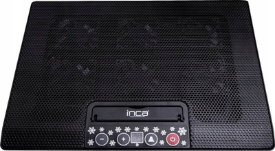 Bazë ftohëse laptopi Inca INC-601GMS, 17", 6 ventilatorë, e zezë