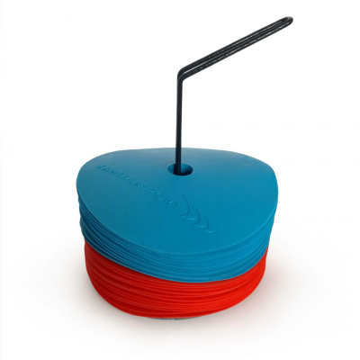 Set markerësh fushe Yakima Flat Field Marker Set 24 copë 100383, diametër 15 cm, shumëngjyrësh