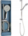 Set dushi Excellent KO-CF6000120, 3 funksione, 150 cm, krom
