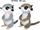 Lodër pelushi Meerkat S1764, 35cm, për fëmijë, ngjyra të ndryshme