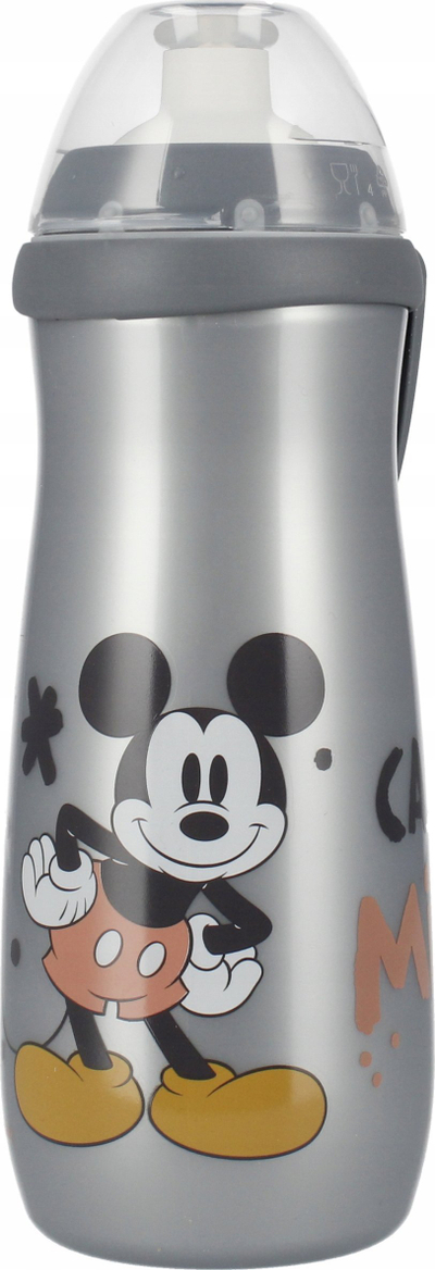 Gotë sportive për fëmijë NUK Sports Cup Mickey, 450ml, 24m+, shumëngjyrëshe