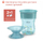 Чаша за тренирање Chicco Perfect 360, 200ml, со рачки, темно тиркизна